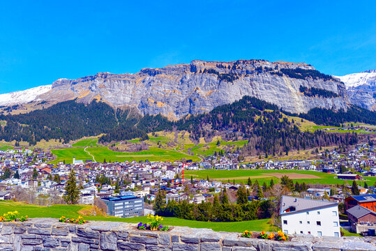 Flims, Kanton Graub&uuml;nden (Schweiz)