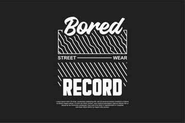 Streetwear tshirt design suitable for screen printing tshirts and others
