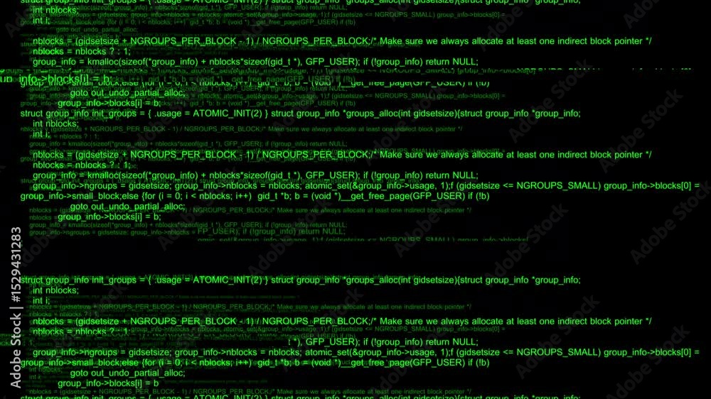 Aufkleber hacker code running down