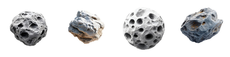 Assortment of unique rock formations