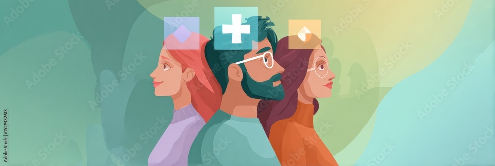 Poster Understanding Mental Health First Aid Basics for Effective Support and Intervention Strategies