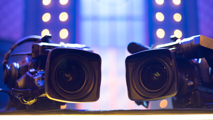 tv camera at the concert