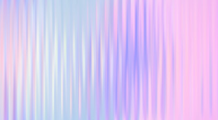 Vector Blurred holographic gradient background. Ribbed glass texture.