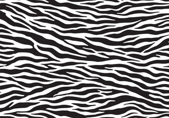 Zebra Stripe Pattern Wallpaper for Textiles, Fabric, and Decor