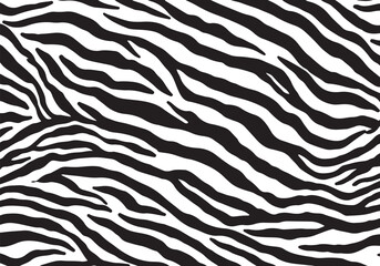 Zebra Stripe Pattern Wallpaper for Textiles, Fabric, and Decor