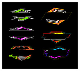 template logo racing