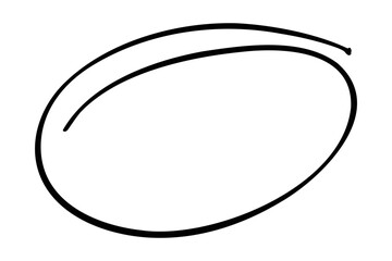 hand drawn curve on a white background