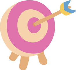 Target arrow illustration