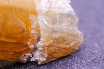 Super Macro View of a Fractured, Layered Materials