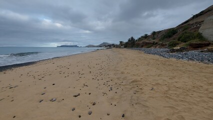 Porto Santo island, island, sand, beach, coastline, nature, landscape, peace, relax, love, golden, day, travel, tourism, portugal