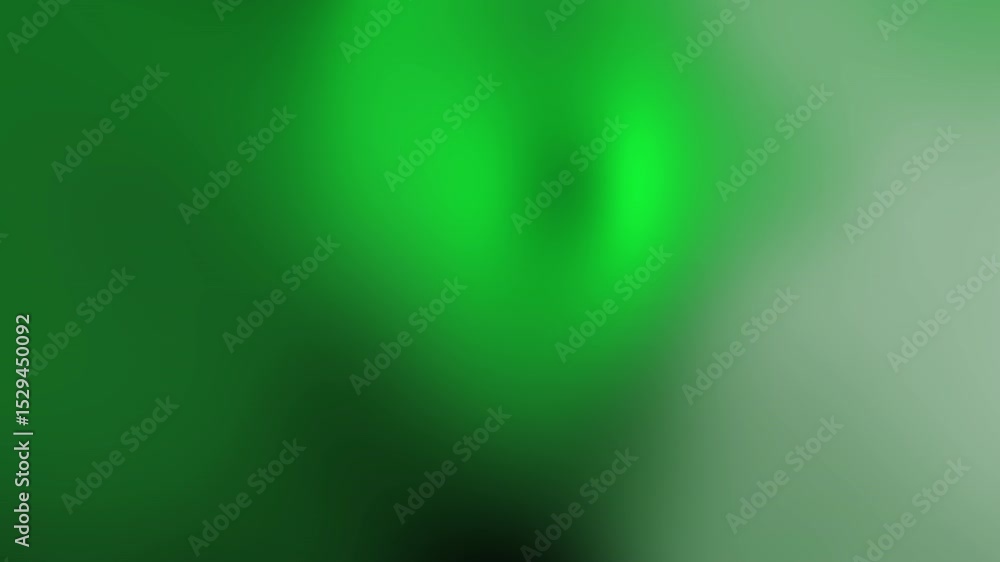 Poster a smooth, green gradient background with varying shades and a light area on the right side, abstract