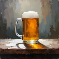 Beer Mug Emoji — 3D Frothy Pint Glass Icon