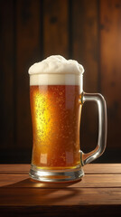 Beer Mug Emoji — 3D Frothy Pint Glass Icon