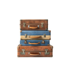 Stack of Vintage Suitcases Travel Nostalgia