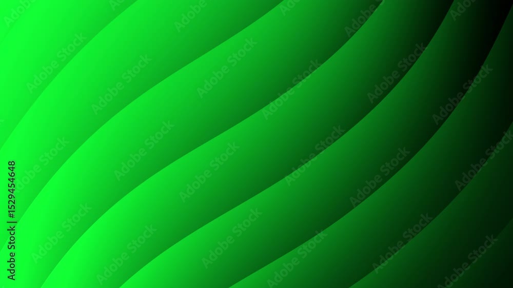 Poster curved green gradient lines create an abstract, modern background with a smooth, flowing design, abs