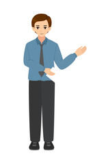 funny cartoon businessman