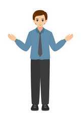 business man presenting