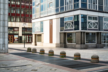 Details of business center Centro Direzionale in Naples, Italy