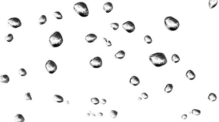 ガラスの上の水滴