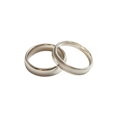 Intertwined Wedding Rings Symbol of Love and Commitment