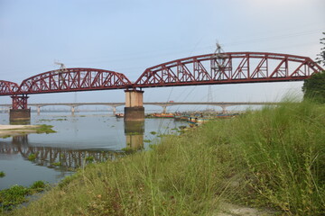 Naklejka premium historic hardinge bidge in Bangladesh