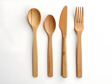 Bamboo Cutlery Set silhouette