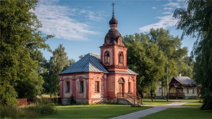 Serene Chapel in Rustic Setting