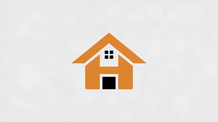 house icon on a black background