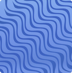 Simple seamless pattern with sea waves. A collection of thin line waves. Ideal for children's decor, summer textiles, nautical designs and beach-themed products.