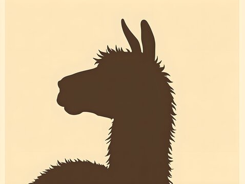Alpaca Silhouette Vectors for Posters, Flyers, and Social Media