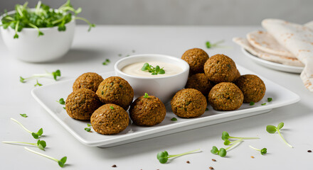 Falafel Feast: A Middle Eastern Delight