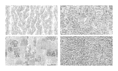 Fototapeta premium sketched abstract texture with contour lines