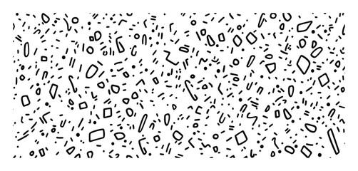 playful abstract geometric shape pattern