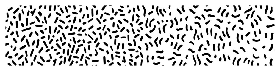 scattered abstract short dash pattern