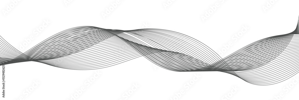 Poster abstract wave line business background. technology abstract lines on white background. technology, d