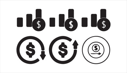 vector set of numbers and symbols