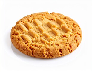 Fototapeta premium Peanut Butter Cookie with white background.