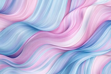 Pastel waves flowing in pink and blue colors for backgrounds, banners and wallpapers use cases