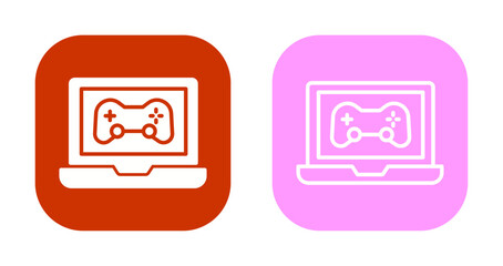 Gaming Laptop Icon Design