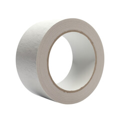 Single roll of white paper adhesive tape for masking or crafting projects