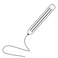 pencil illustration icon.eps
