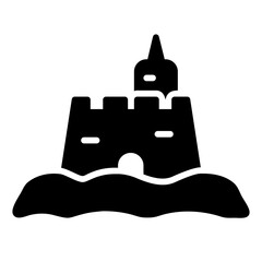 Sand Castle Icon