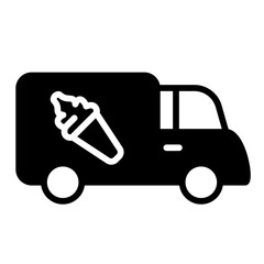 Ice cream truck icon