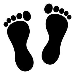 Footprint Silhouette