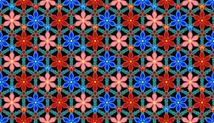 Dancheong korean traditional art