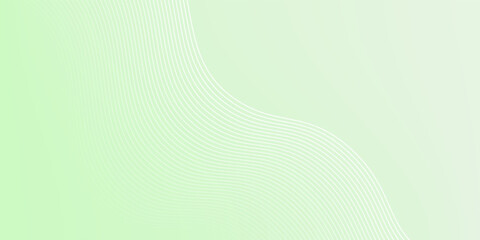 Abstract background with lines and grid. Medium banner size. Element for design. Vector background for brochure, booklet, flyer, poster. Green color. Summer, eco, nature