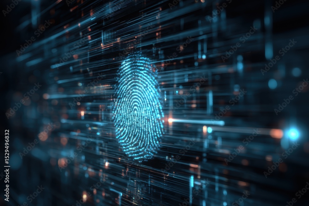 Poster digital fingerprint data stream