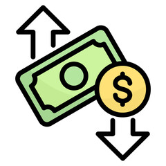 Economic Inflation Icon