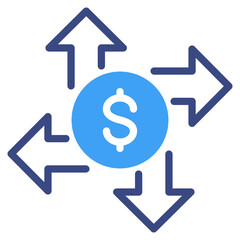 Currency Fluctuation Icon