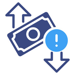 Cash Flow Risk Icon
